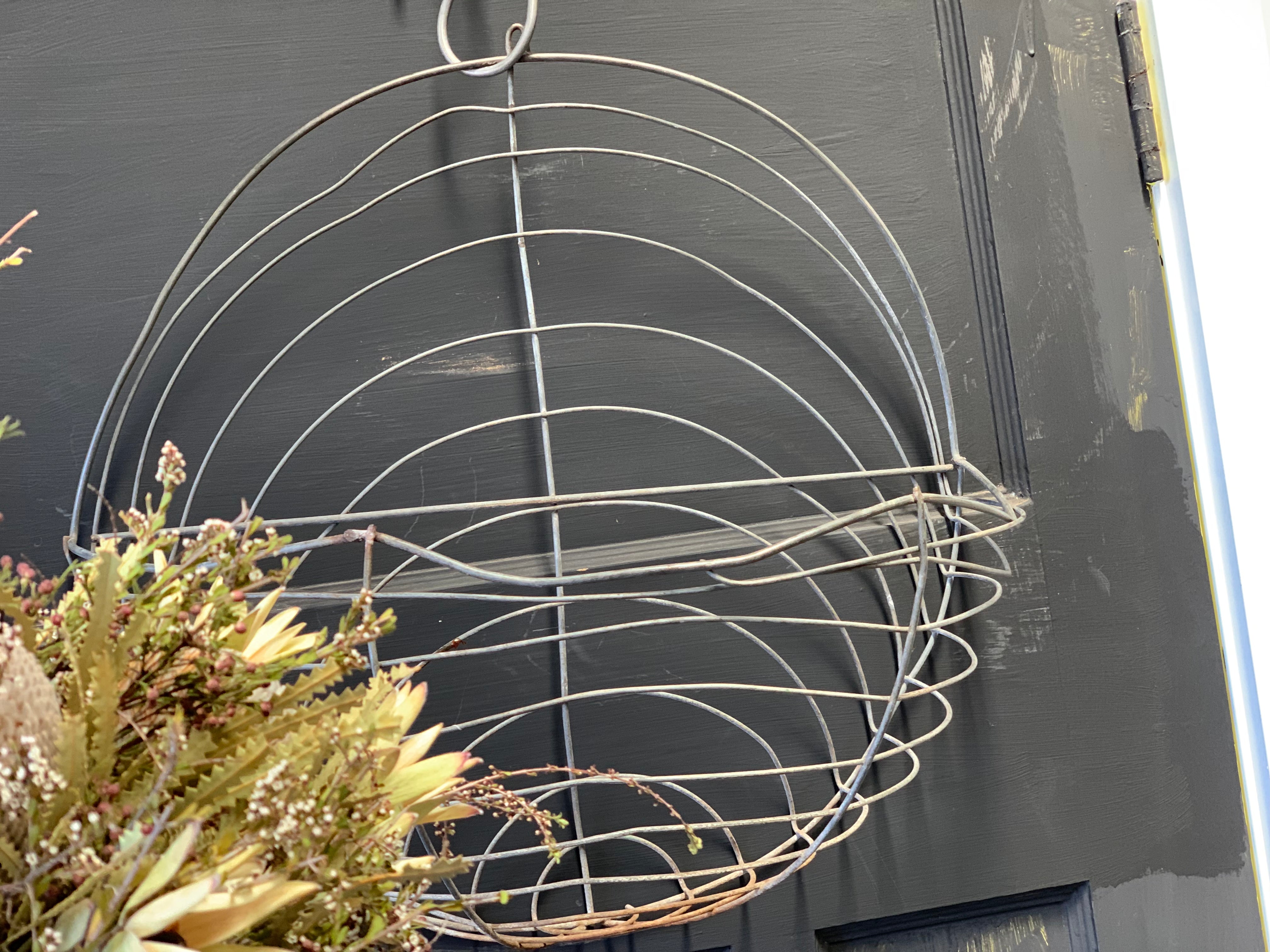 Vintage Wire Wall Planter