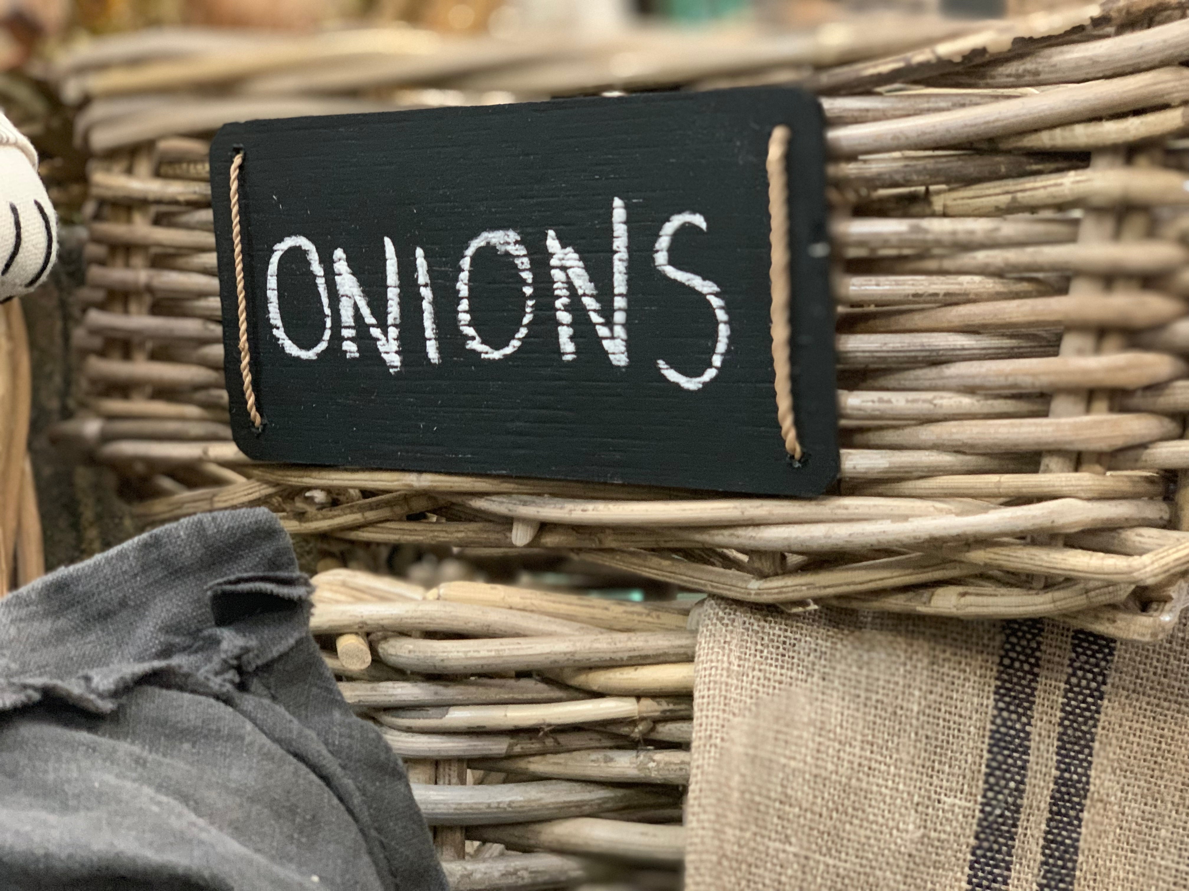 Rectangular Basket with Chalk Board