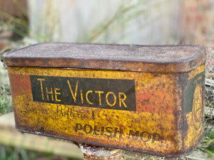 Vintage The Victor POLISH Tin
