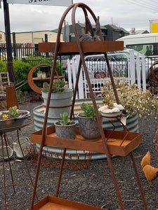 Rusty Plant Stand