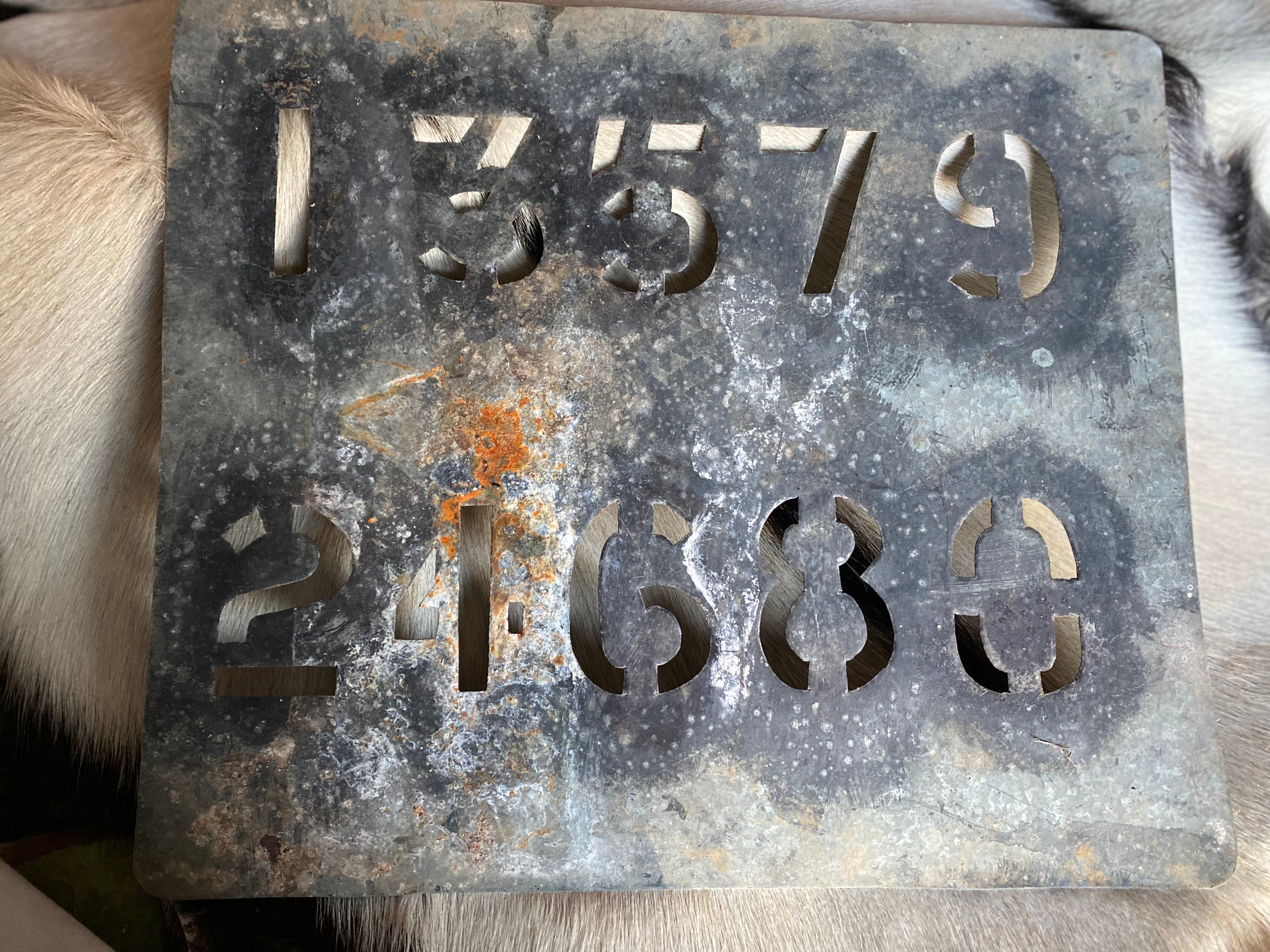 Vintage WOOL Shed STENCIL