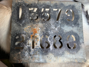 Vintage WOOL Shed STENCIL