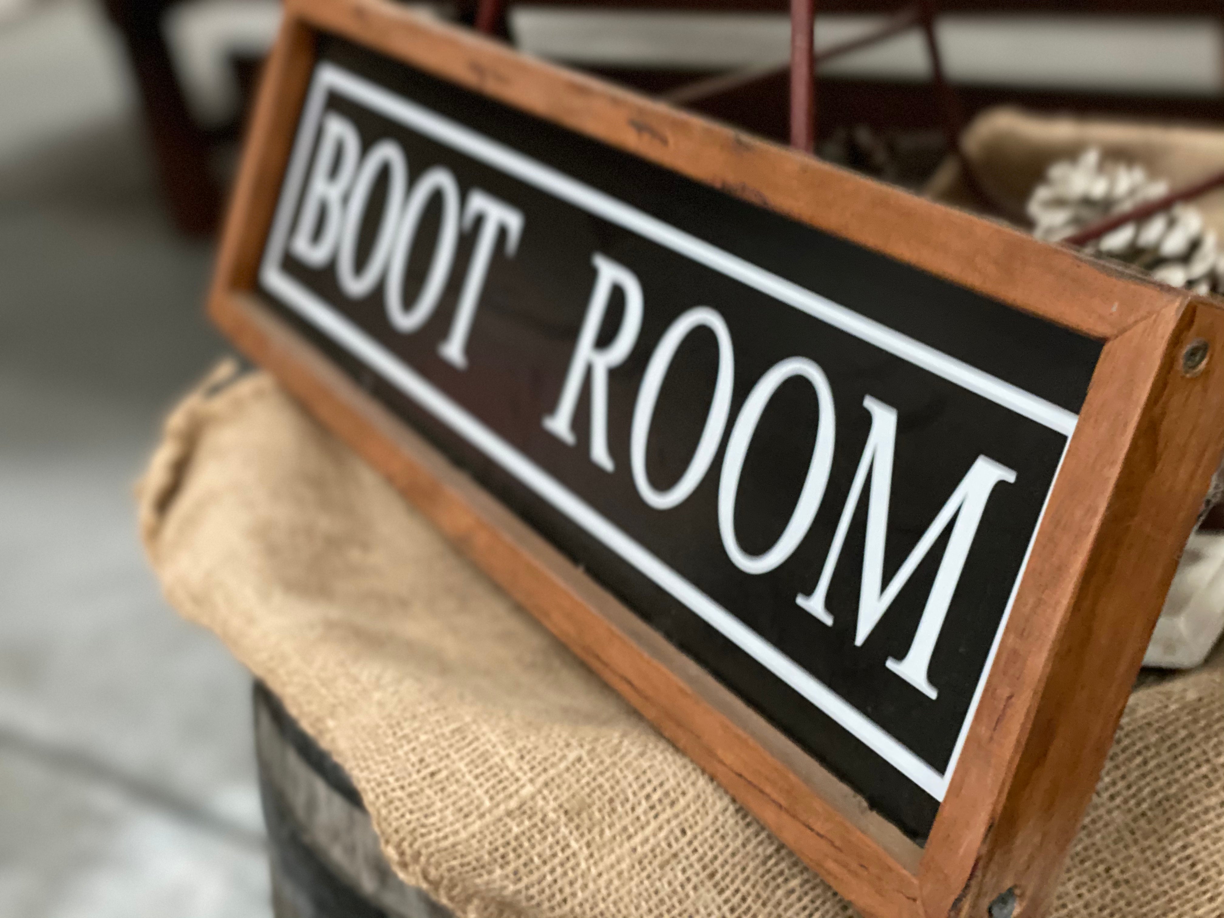 BOOT ROOM Handmade Sign