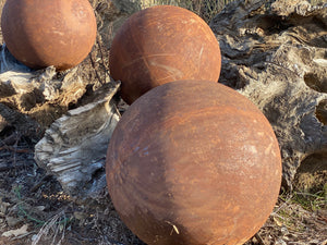 40cm  Rust Garden Sphere BALL