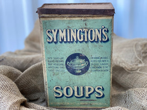 Vintage Green Symington’s Soups Tin