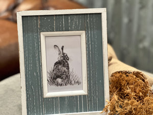 BONDI Blue Rustic Photo FRAME