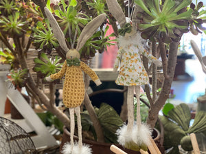 Dusty the Hanging Bunny