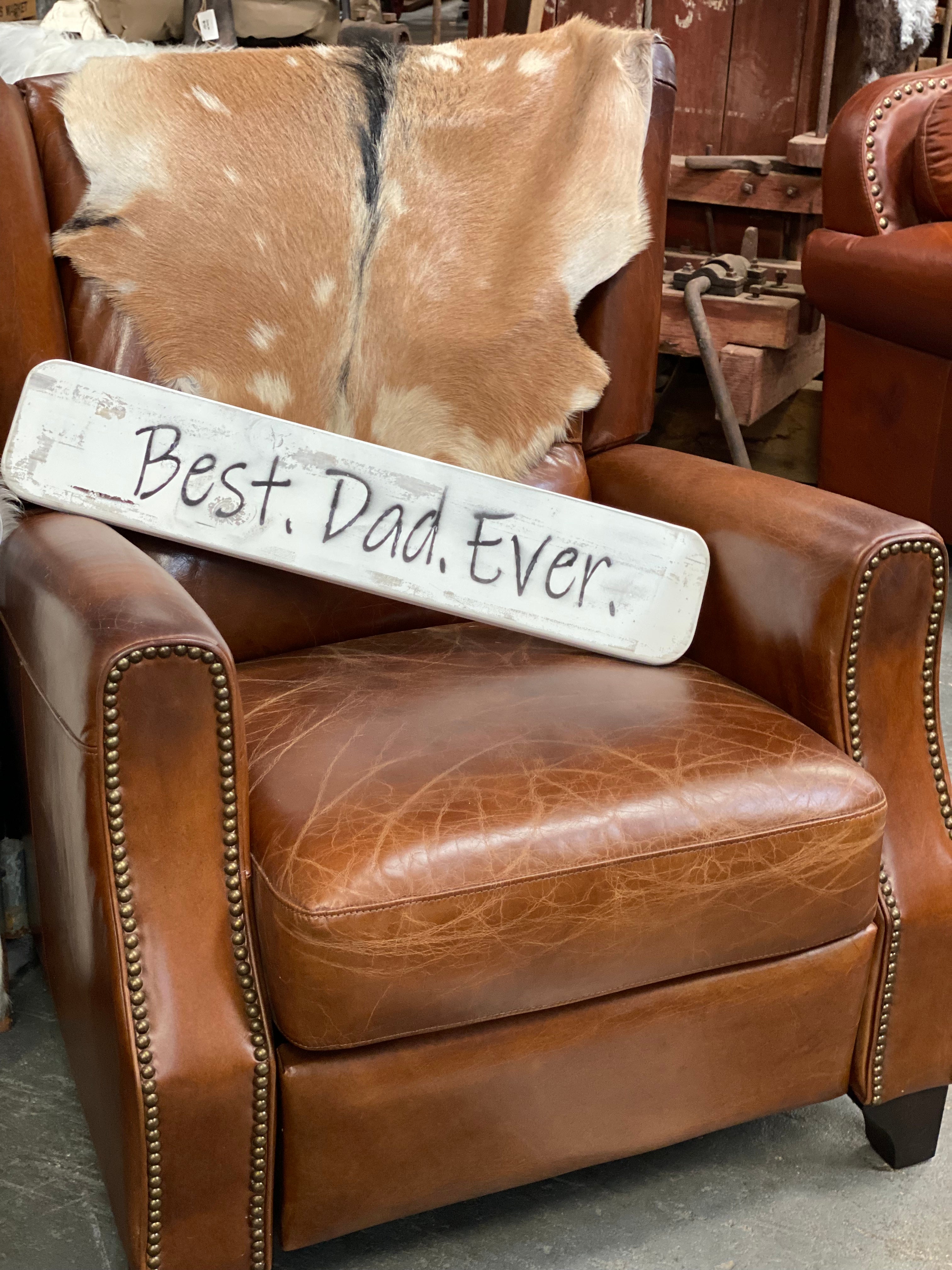BEST DAD EVER Handmade Timber Sign