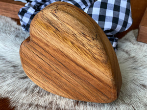 CHUNKY Handmade Timber Hearts