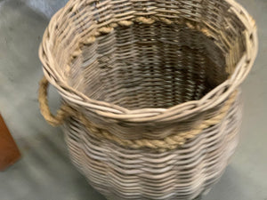 Rattan Urn Rope Basket