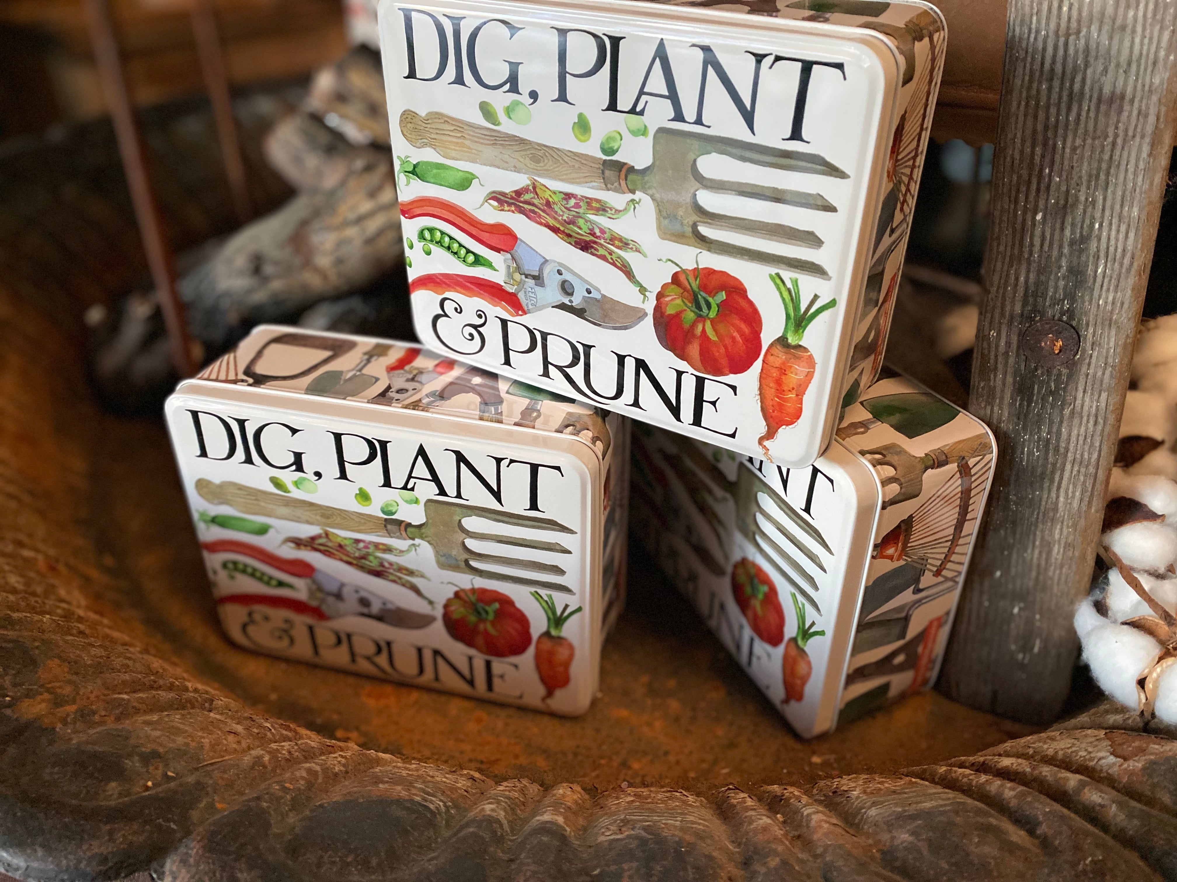 In the GARDEN Biscuit tin