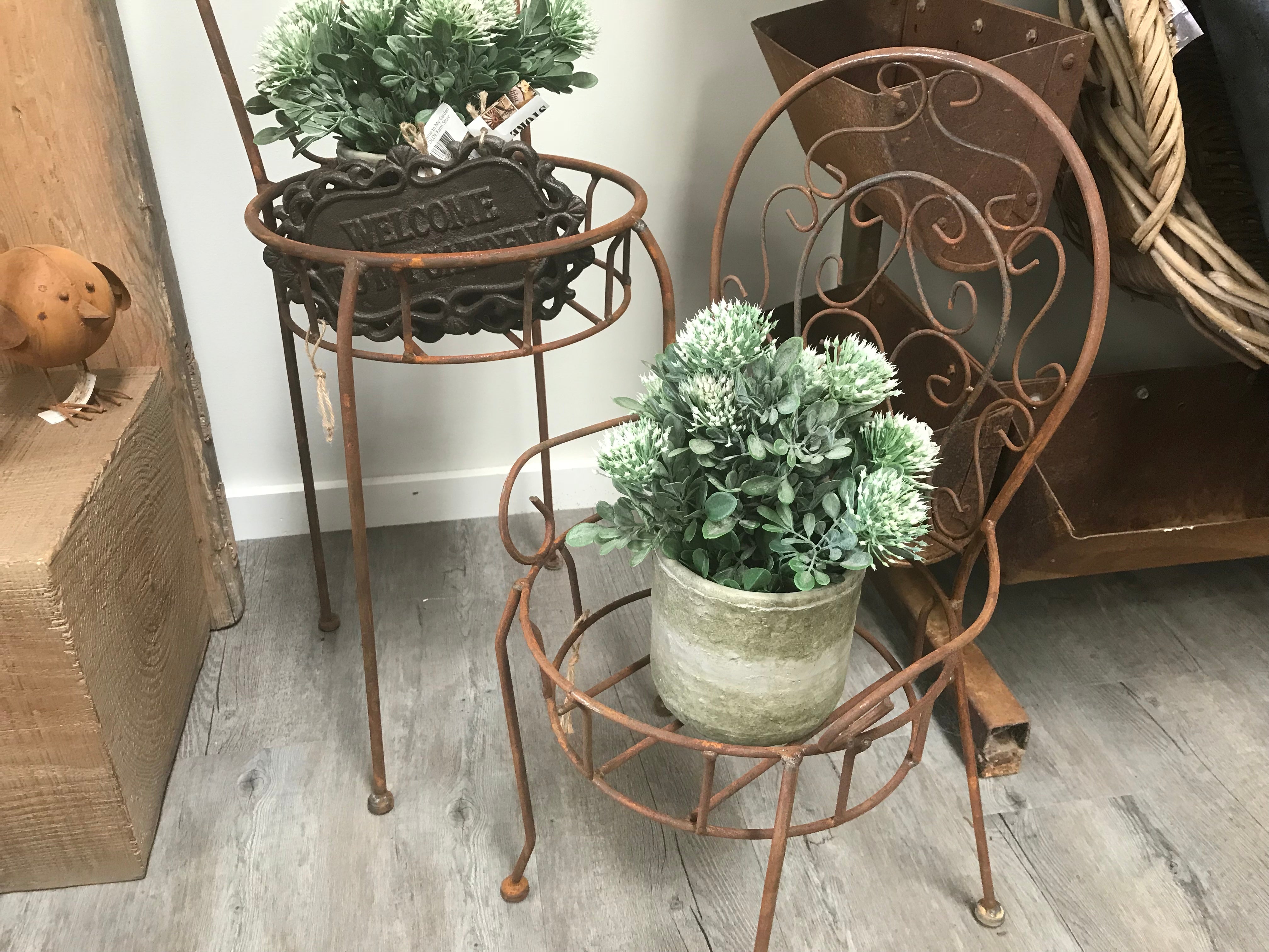 Rusty Anne Chair Planter
