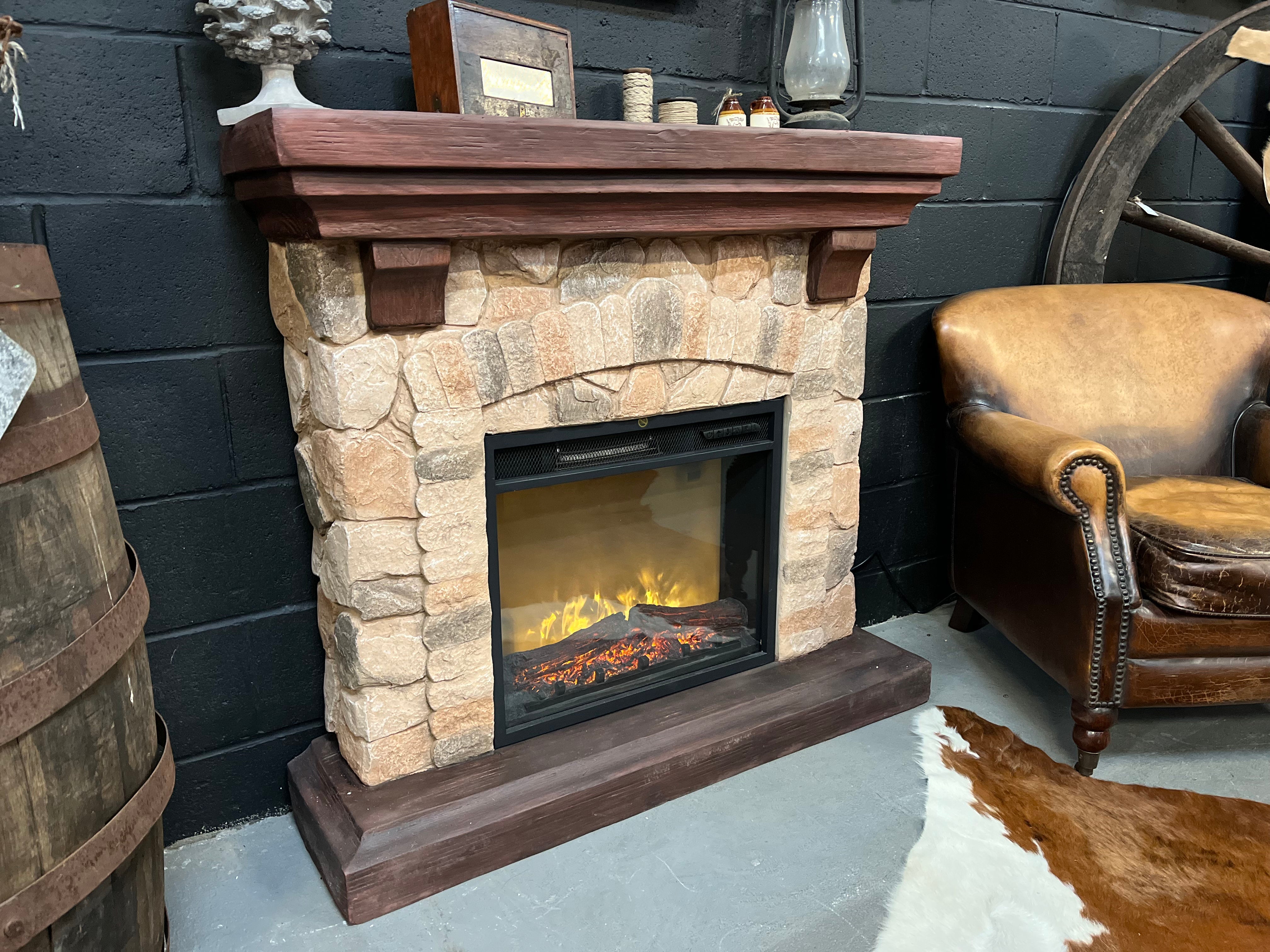 Montana Electric Fire Place Mantle