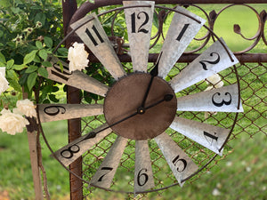 Farmhouse WINDMILL Clock PRE-ORDER NOW Due in March 2024