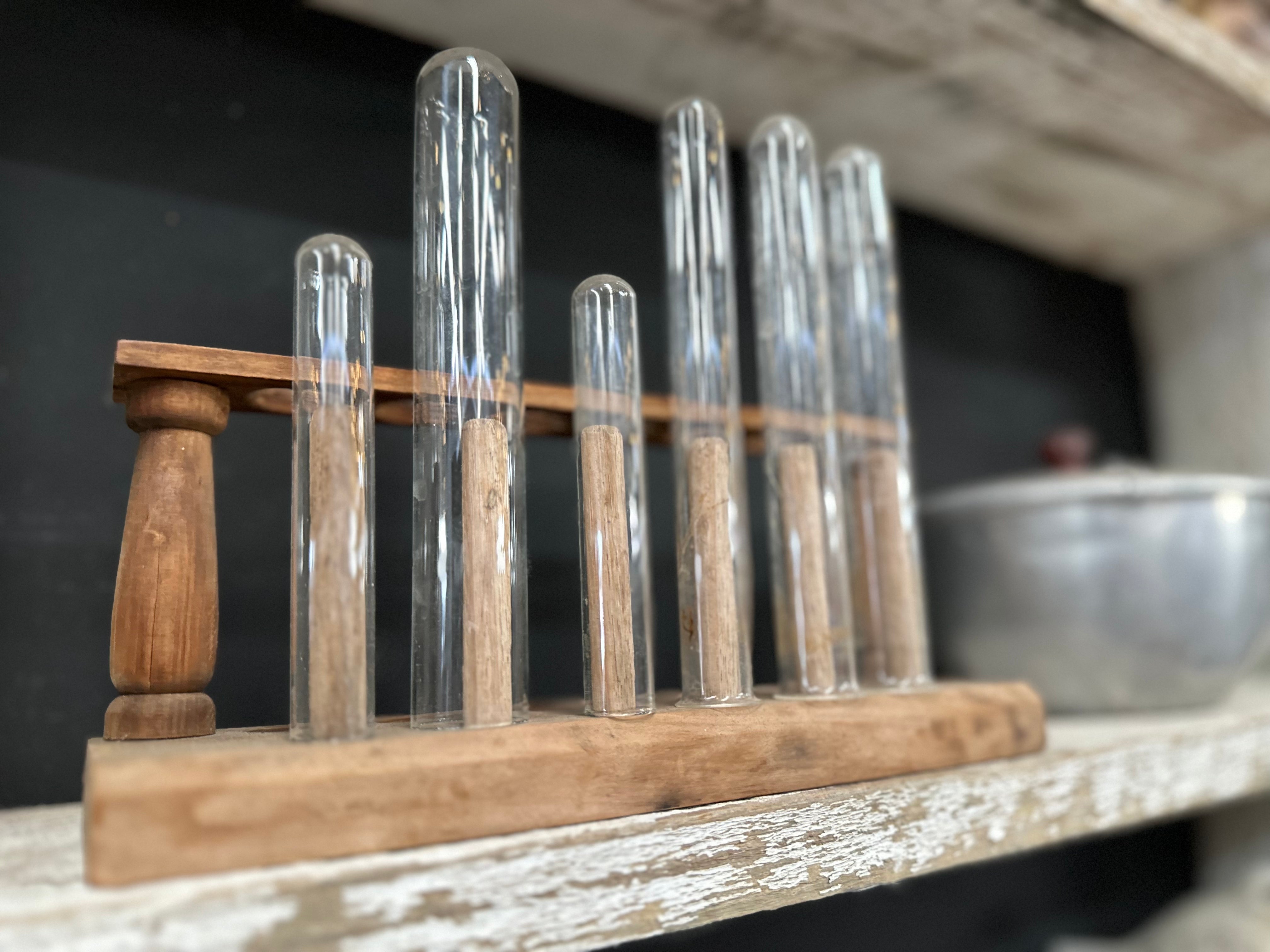 Vintage Test Tube Display
