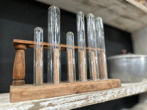 Vintage Test Tube Display