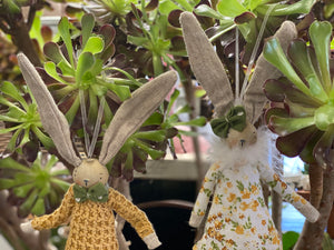 Dusty the Hanging Bunny