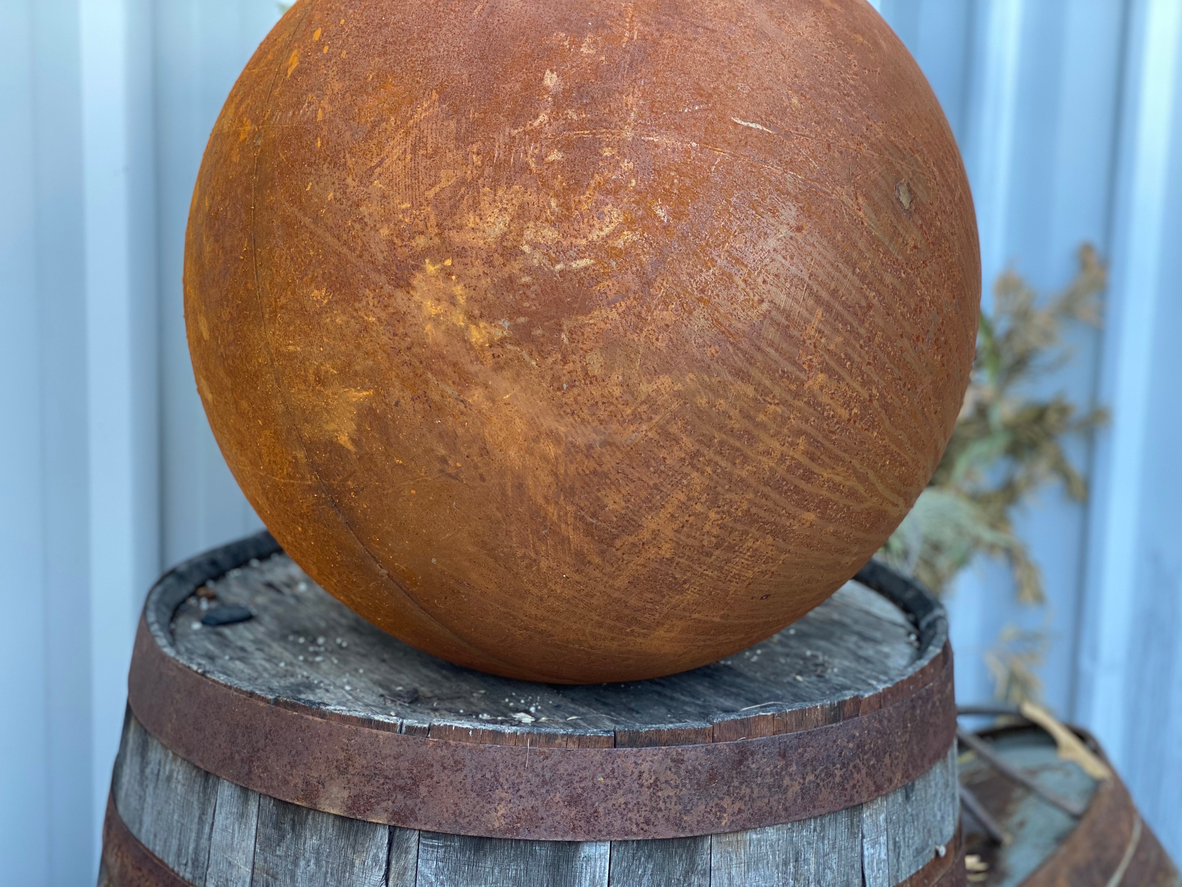 40cm  Rust Garden Sphere BALL