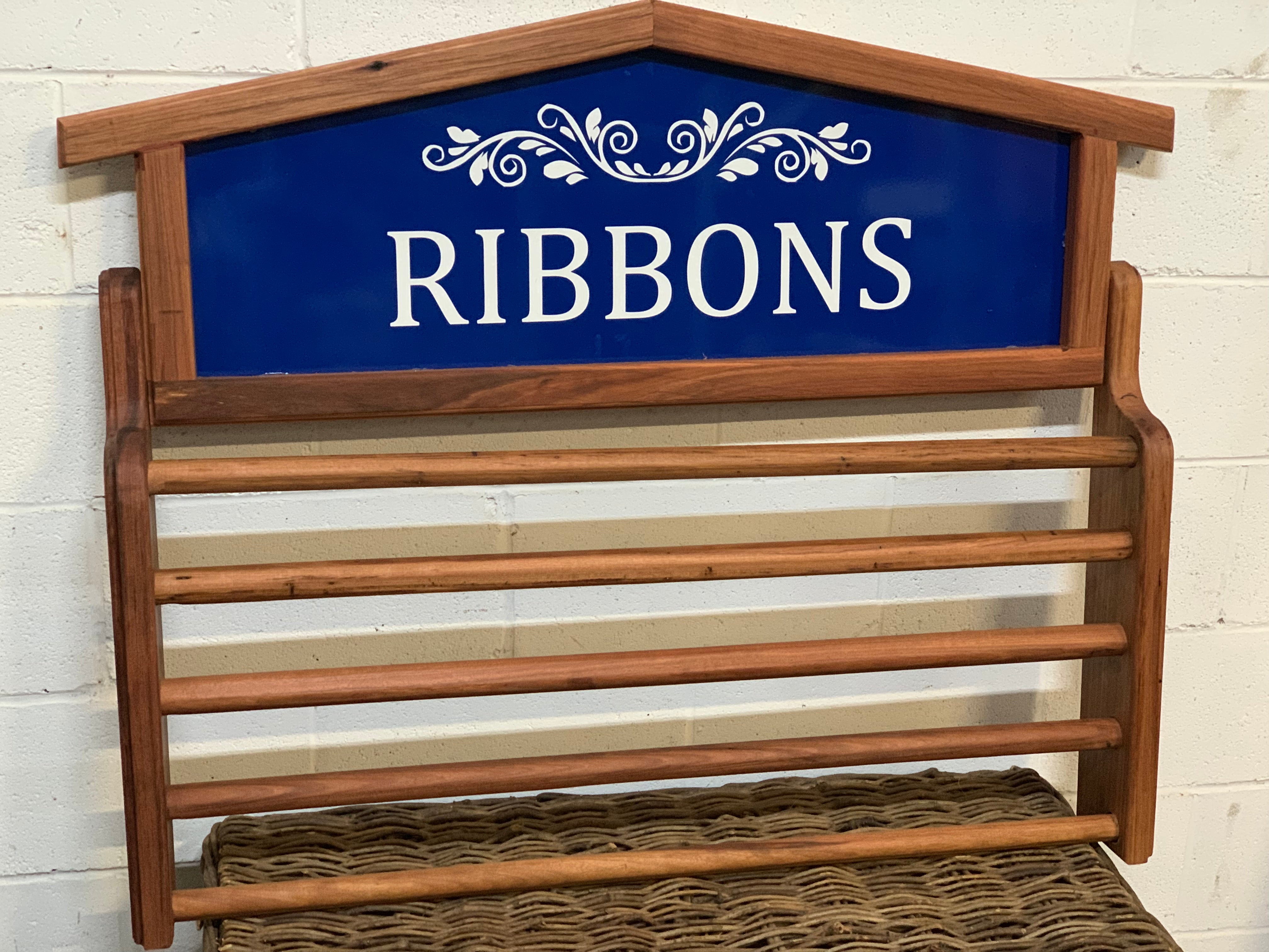 Handmade Horse RIBBONS Rack