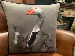 GILBERT Goose SQUARE Cushion FREE Postage