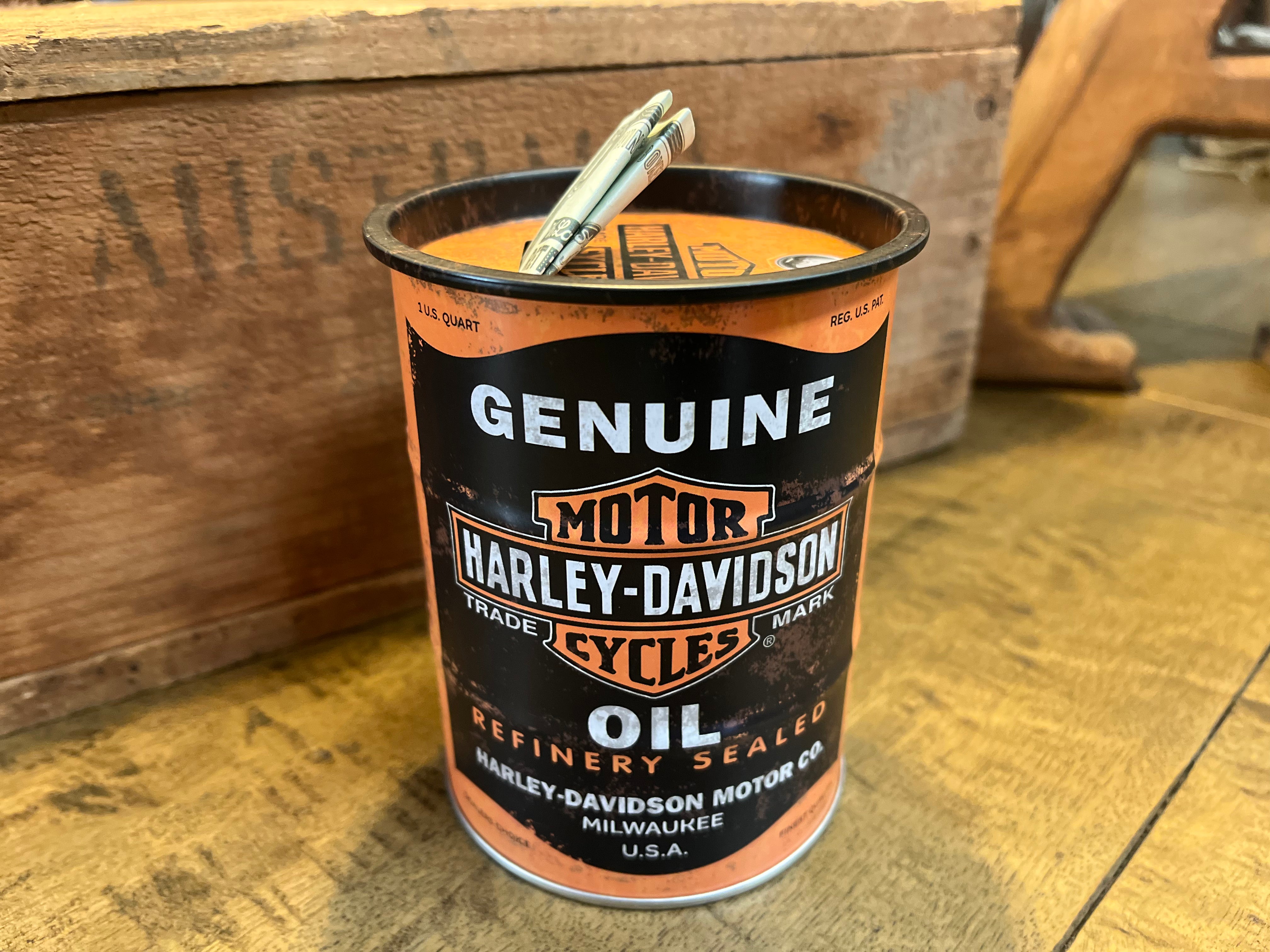 Money Box  HARLEY DAVIDSON Oil drum