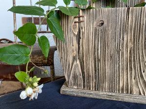 Unique RUSTIC TIMBER Wall Planter