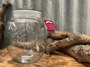 KILNER Glass storage jar 4L