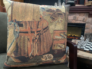 FISHING BREAK SQUARE Cushion FREE Postage