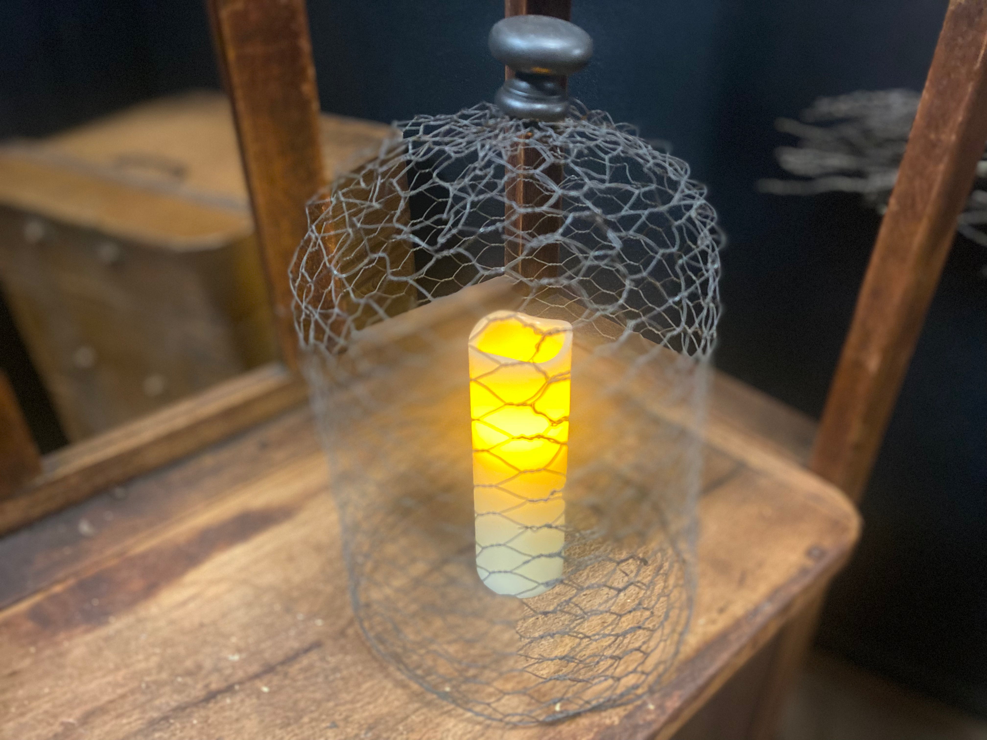 VINTAGE Wire Mesh CLOCHE