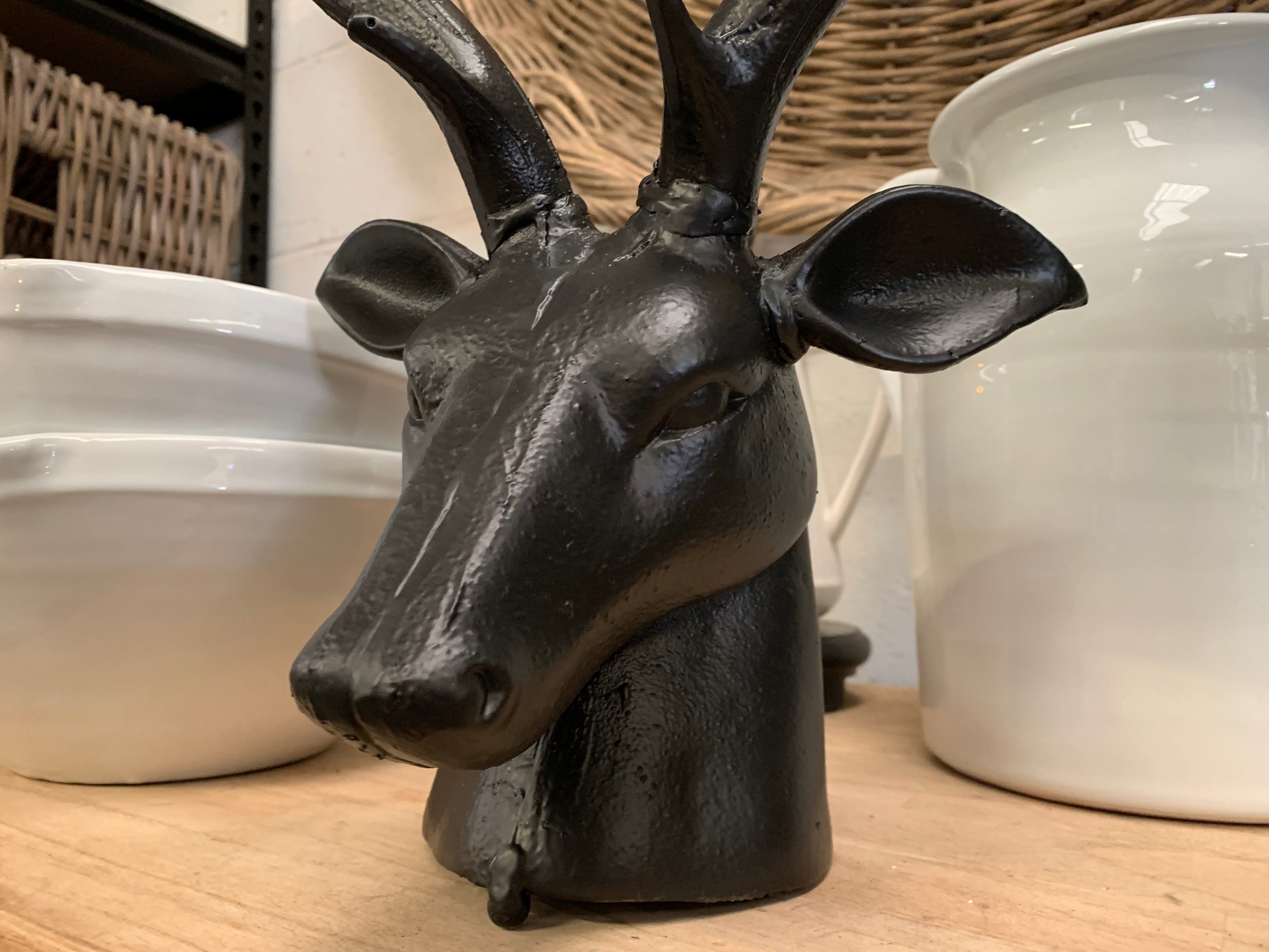 Cast Iron Deer Head