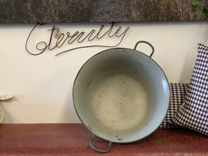 Large Enamel Tub