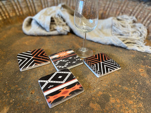 NEVADA 4 piece COASTER Set