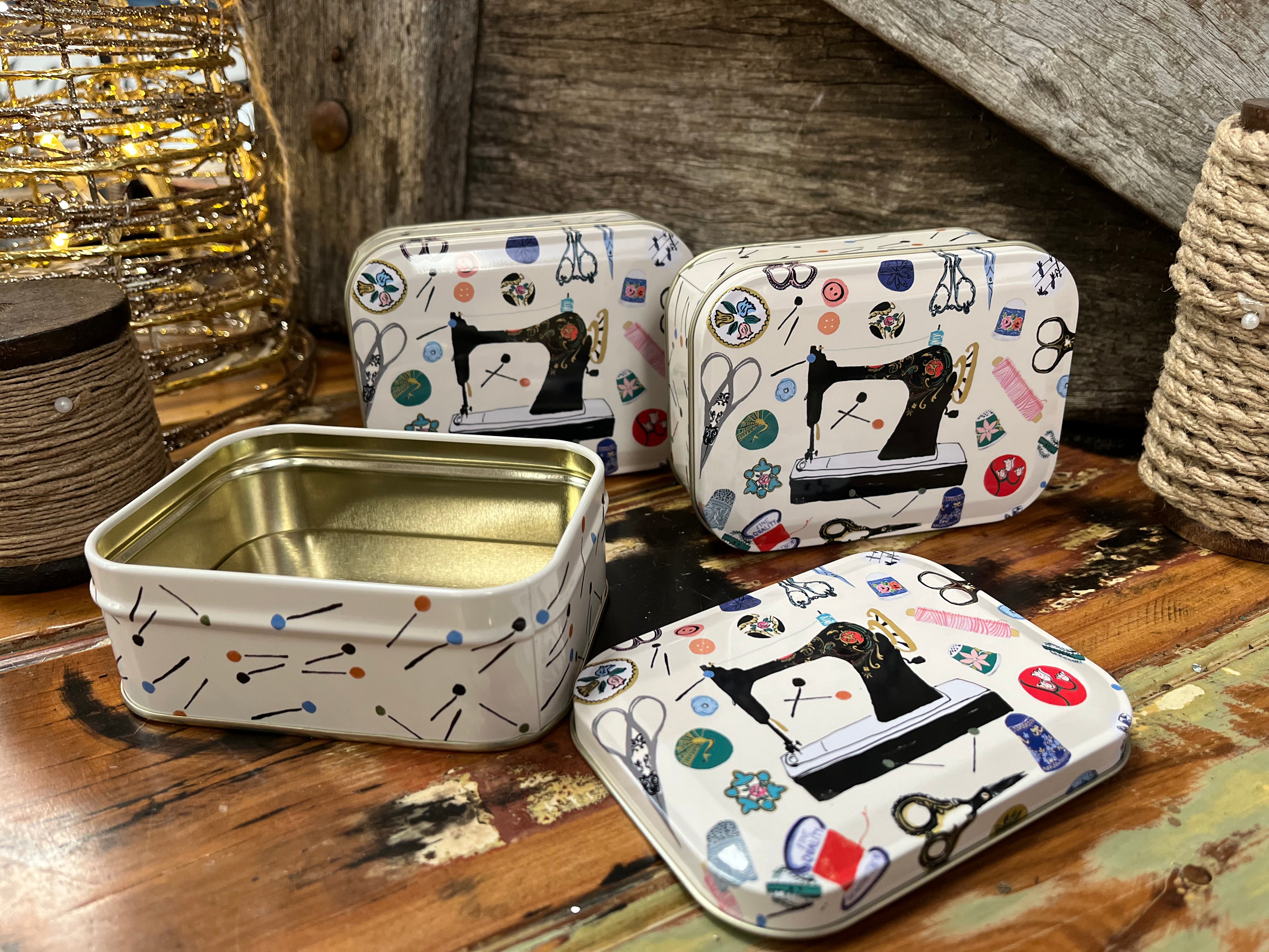 SEWING Box Keepsake Tin