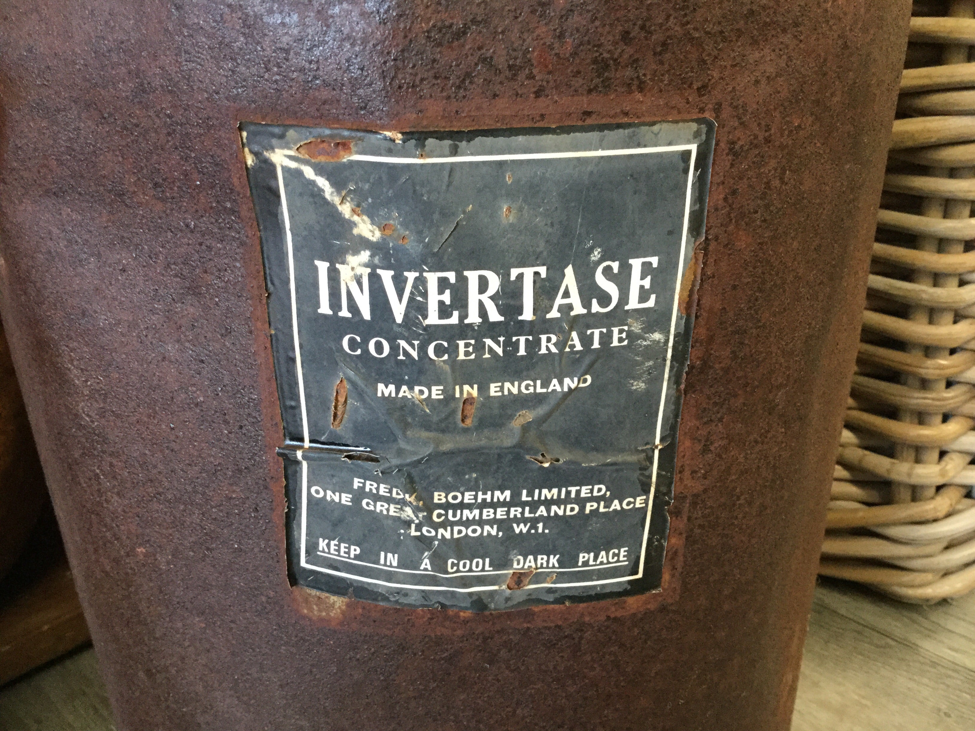 Rusty Drum with Handles