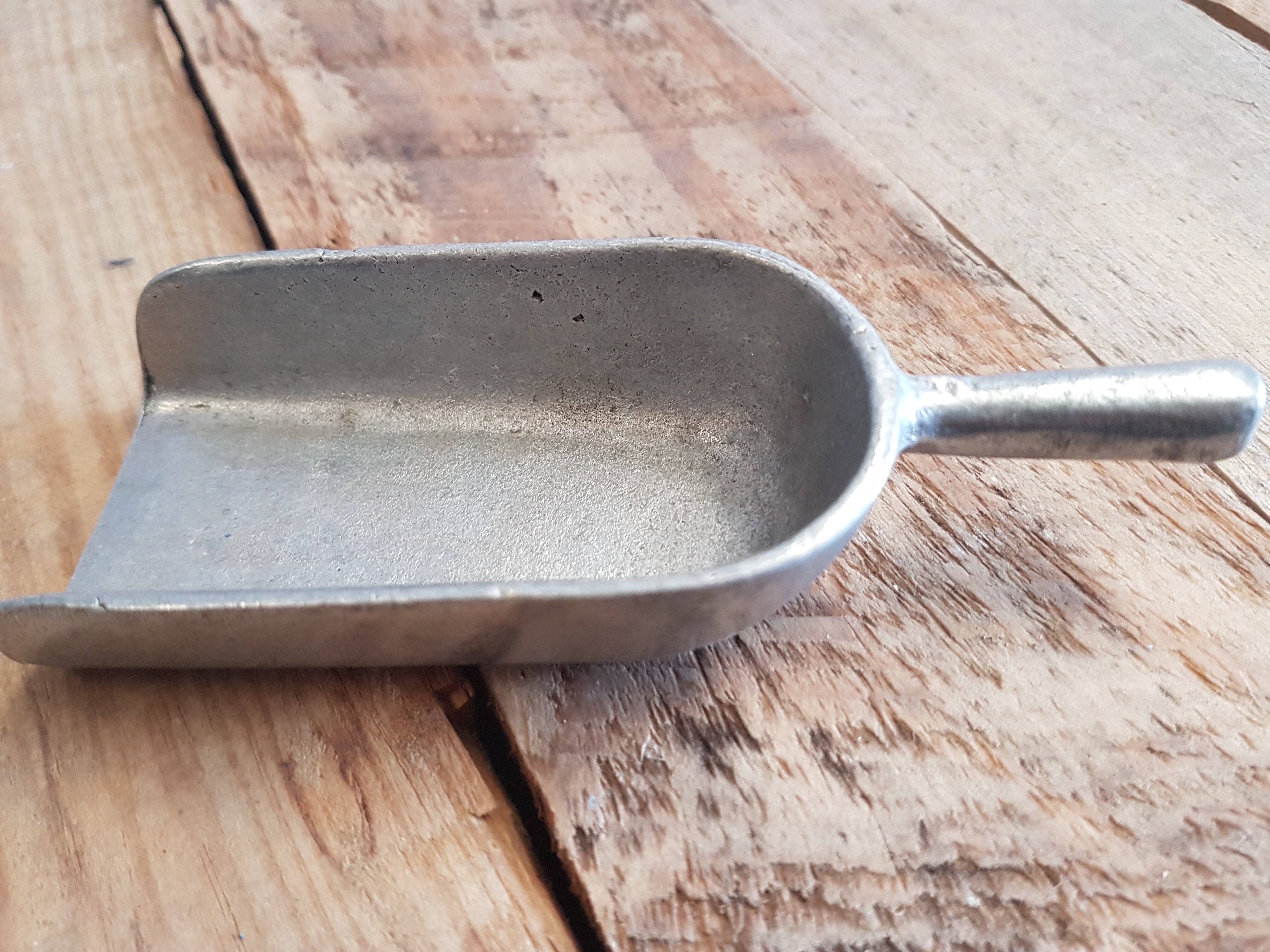 Small Vintage Silver Scoop