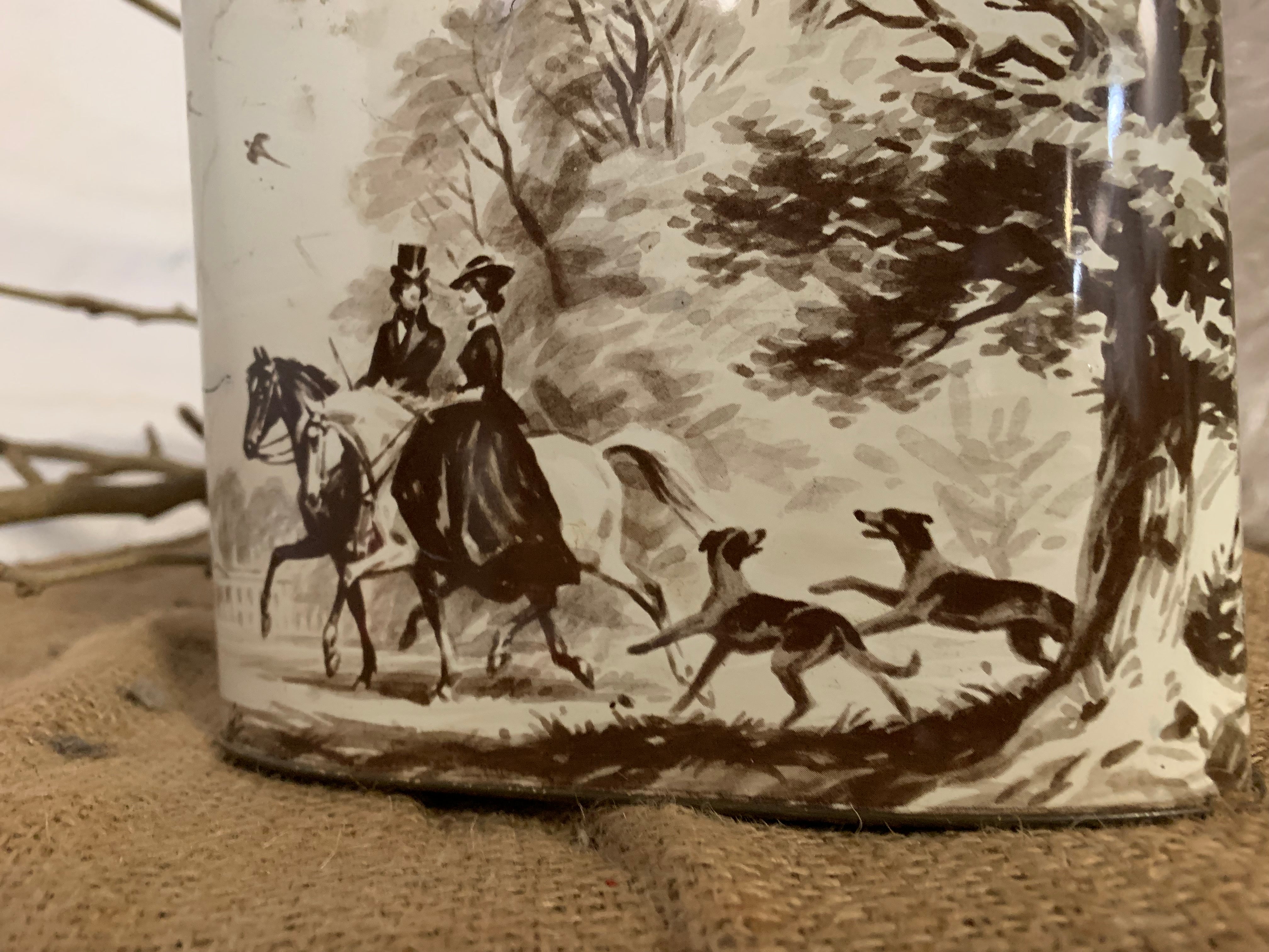 Vintage Red Lid Tin