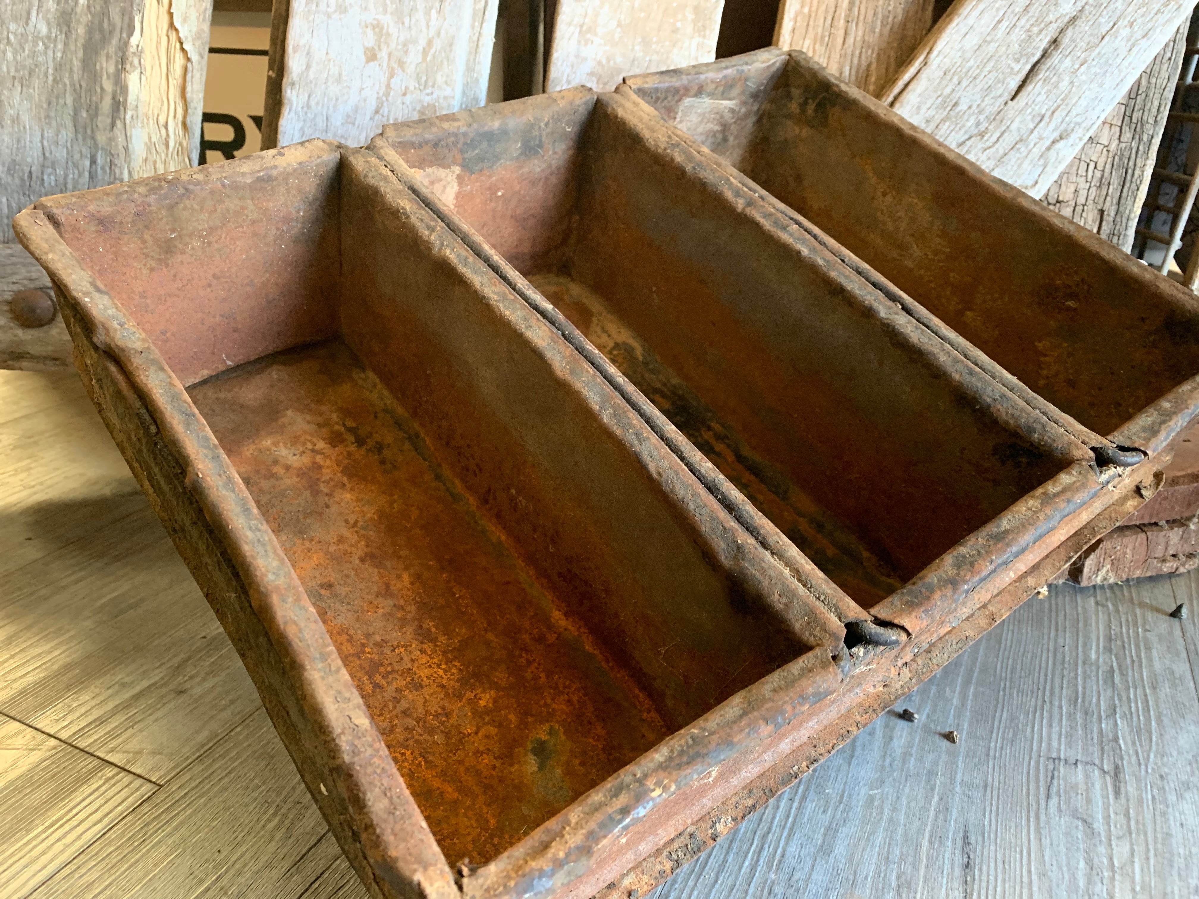 Vintage TRIPLE Bread Loaf Tin