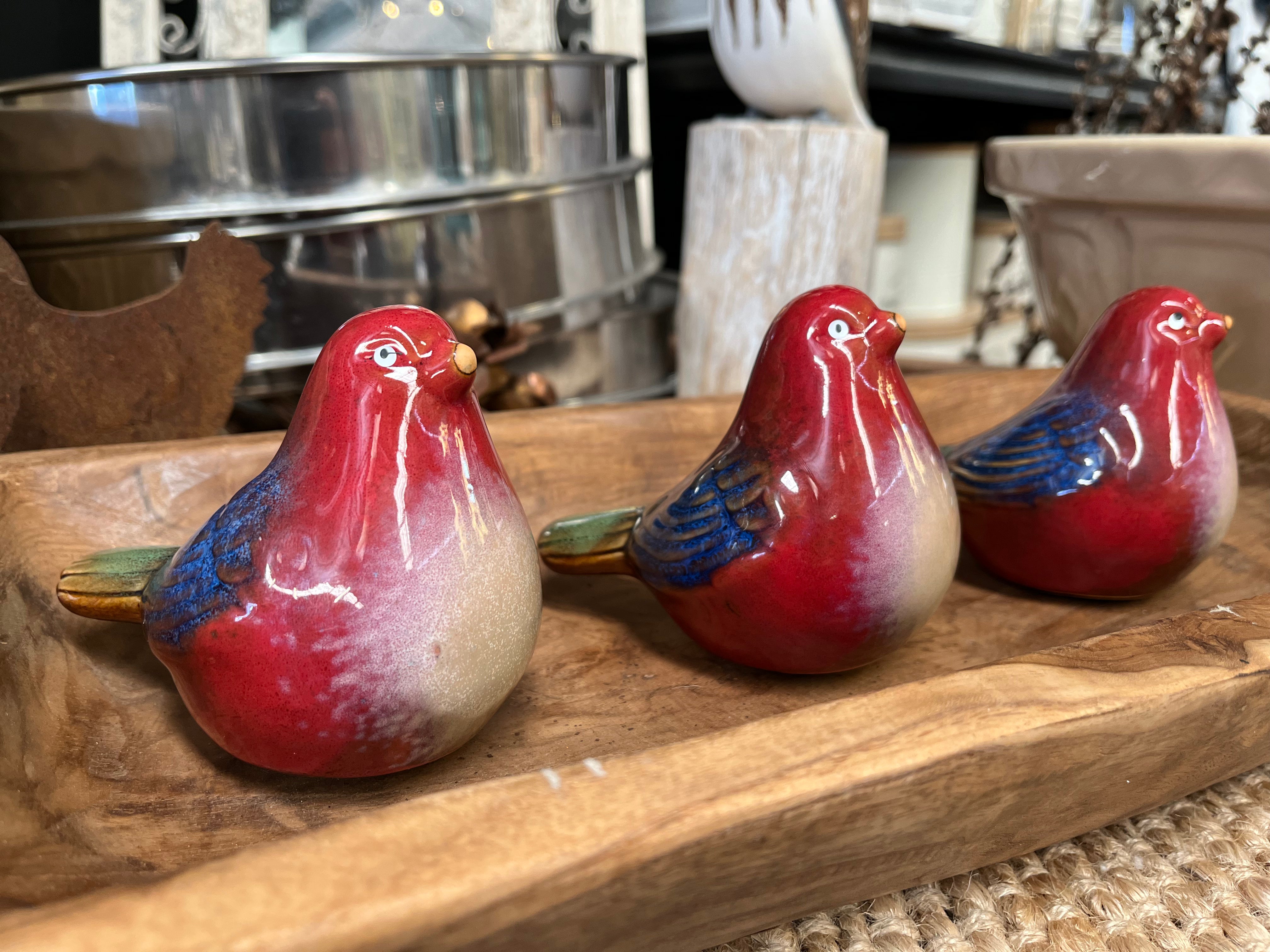 Ceramic Bird decor each