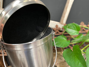 STAINLESS STEEL JUMBO compost bin 10L