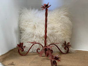 Vintage RED Candelabra