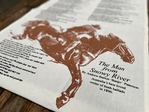 MAN FROM SNOWY RIVER  Tea Towel