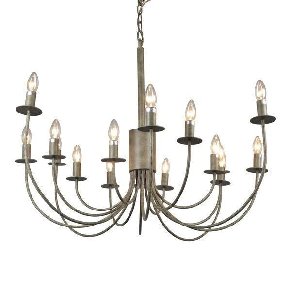 French Grey Chandelier IN STOCK NOW