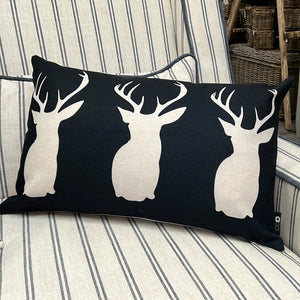 BUCK Mirage Navy Rectangle Cushion