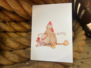Chester the Chicken Card FREE POSTAGE