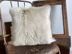Natural Goat Skin Cushion