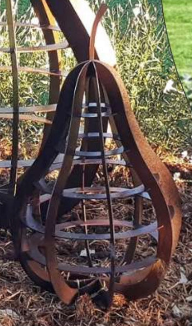 Metal Garden PEAR Sculpture 80cm