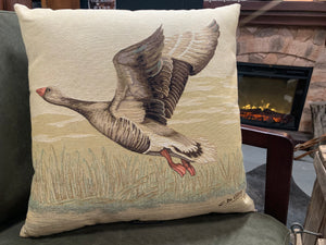 GLIDING GEESE SQUARE Cushion FREE Postage
