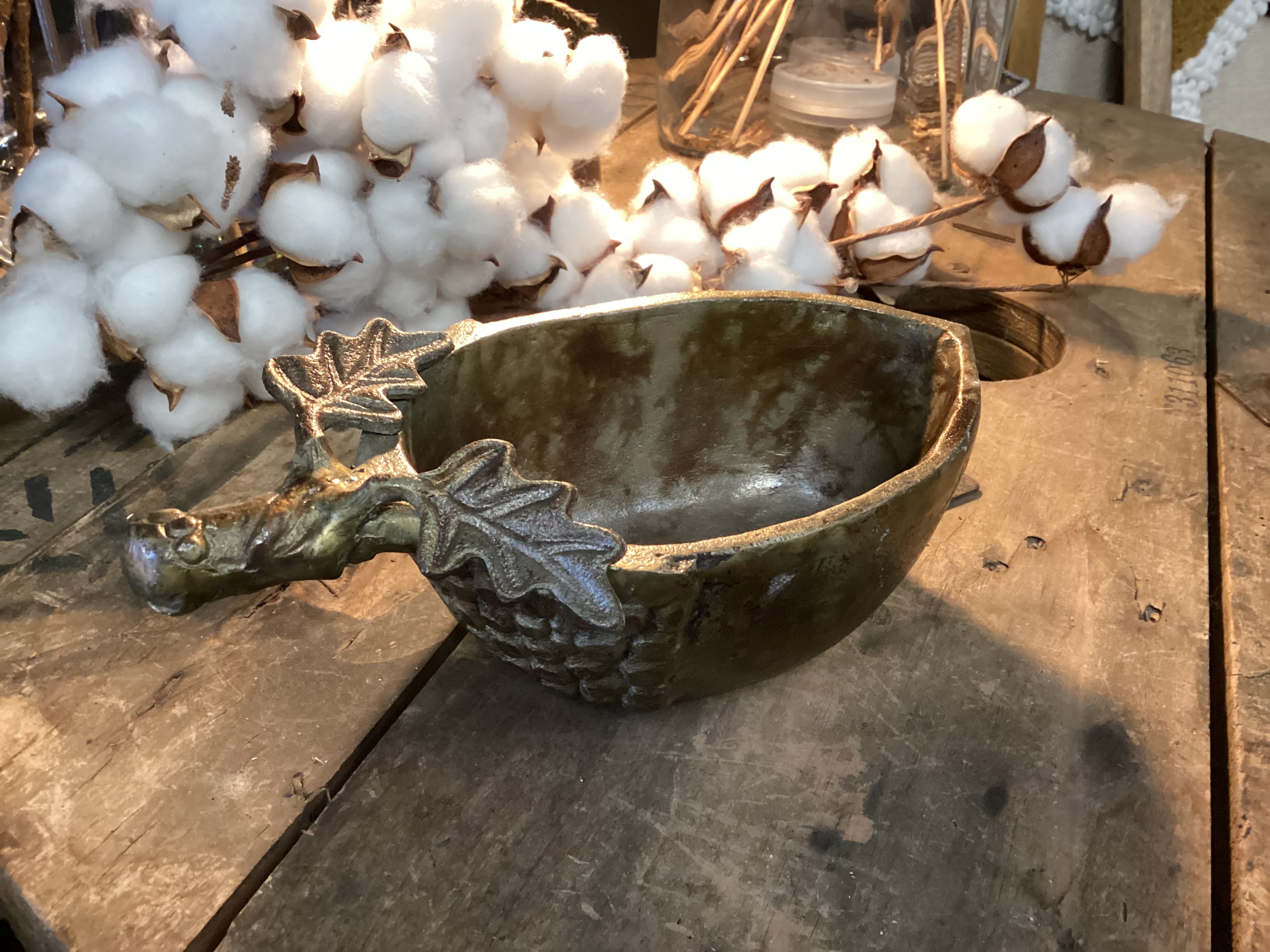 Brushed Gold ACORN Bowl Decor FREE Postage