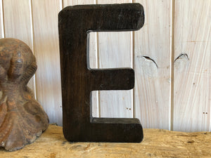 Vintage Handmade Letter ‘E’ by Opa’s Shed Designs