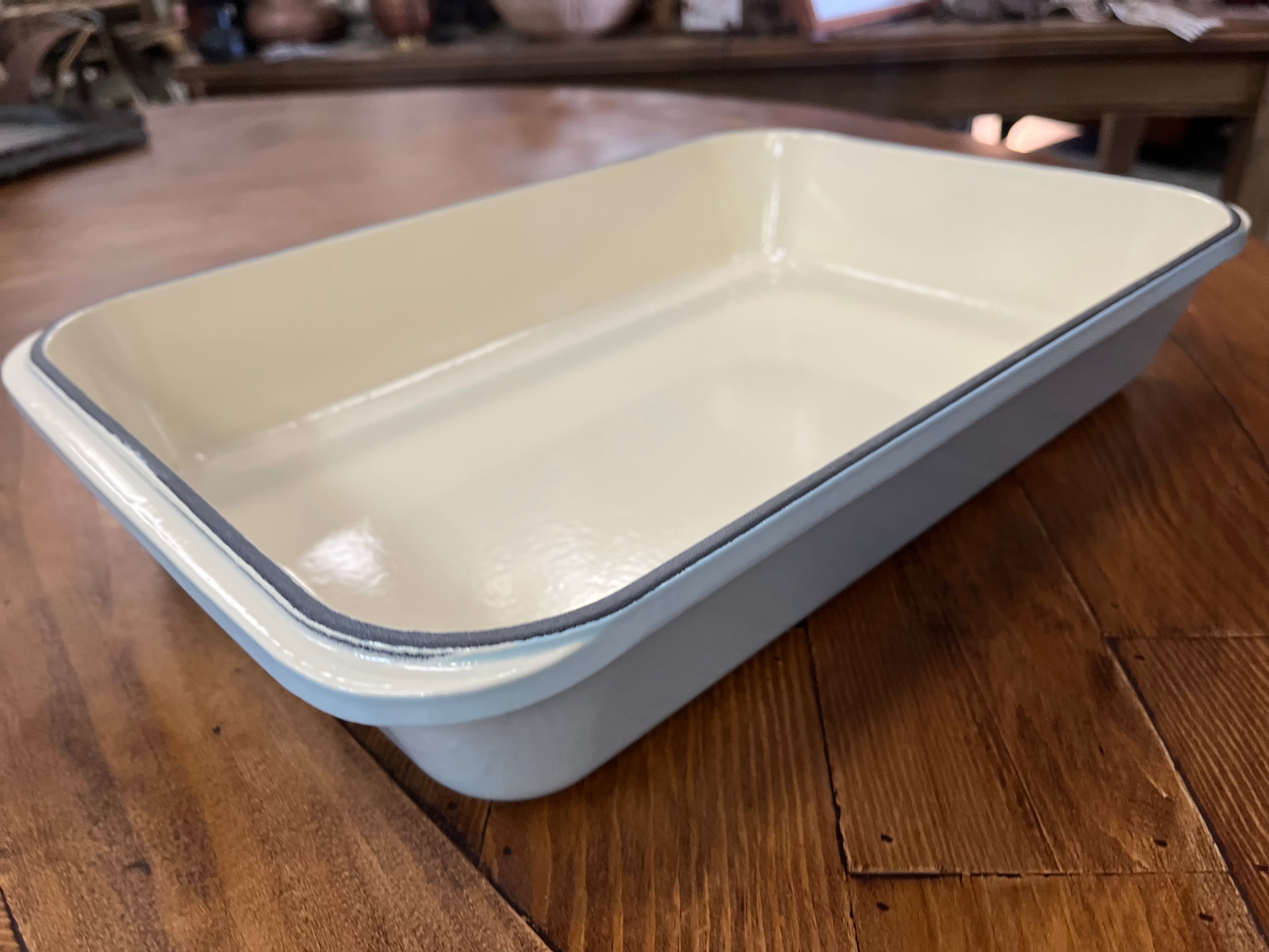 CAST Iron Chasseur Roasting Pan duck egg